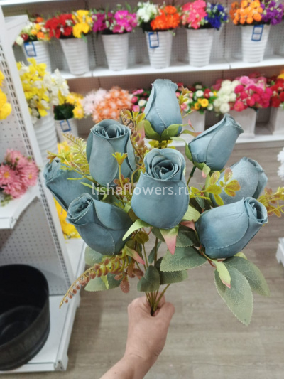 Букет роза-бутон 9г 45см.Арт.3202