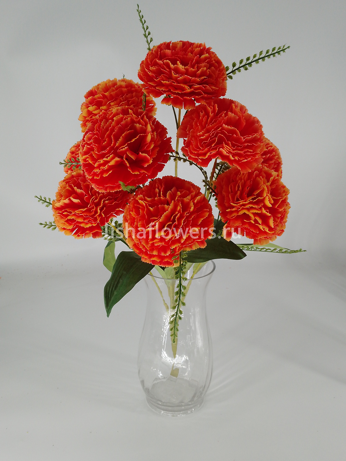 Букет гвоздик 9в 9г 55см.Арт.YW-43